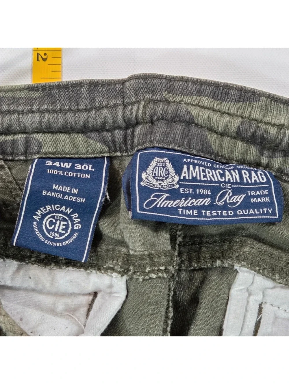 American Rag camouflage cargo shorts